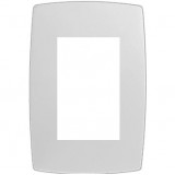 Placa para 3 Modulos  Sem Suporte 4x2 - HOME BRANCA